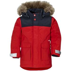 Didriksons KURE červená dětská zimní bunda - 80