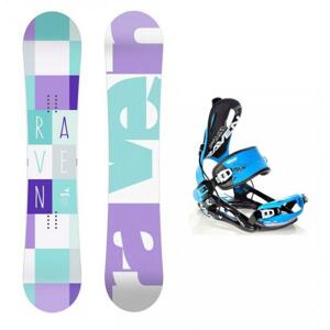 Raven Laura 2018 dámský snowboard + Raven FT 270 blue vázání - 140 cm + M (EU 39–41)