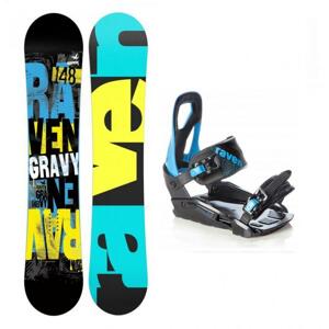 Raven Gravy 2019/20 dětský snowboard + Raven S200 blue vázání - 115 cm + S/M (EU 37-41)
