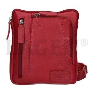 Lagen CB-003 červená dámská kožená kabelka