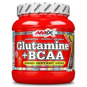 Amix L-Glutamine + BCAA Powder 300 g - ananas