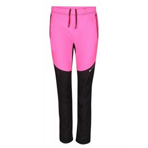 Alpine Pro HUWA 2 růžové dámské běžecké kalhoty - M