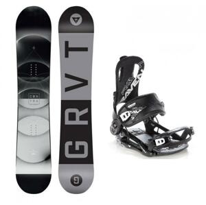 Gravity Contra 19/20 snowboard + Raven Fastec black vázání - 159 cm + L (EU 42-44)