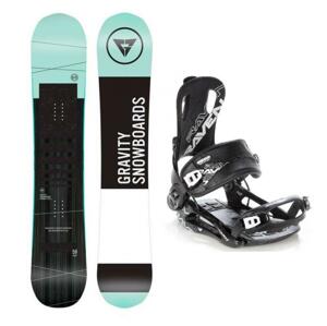 Gravity Symbol 19/20 snowboard + Raven Fastec black vázání - 161 cm wide + M (EU 39–41)