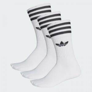 Adidas Solid CREW SOCK S21489 Ponožky 3 KS PO - EU 35/38