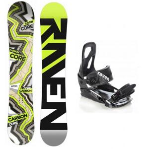 Raven Core Carbon 19/20 snowboard + vázání Raven S200 black - 154 cm + M/L (EU 40-47)