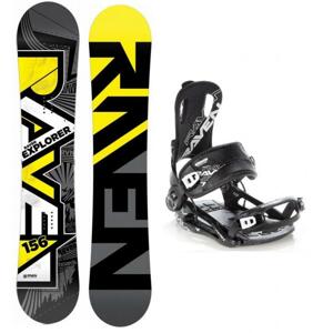 Raven Explorer 2019/20 snowboard + vázání Raven FT 270 black - 154 cm + XL (EU 45-47)