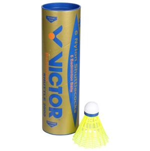 Victor 2000 Gold badmintonové míčky - tuba 6 ks - modrá