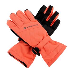 Alpine Pro RENA oranžové dámské rukavice lyžařské - L