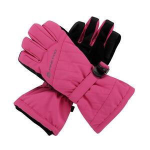 Alpine Pro RENA růžové dámské rukavice lyžařské - L
