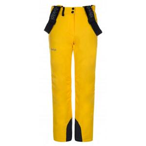 KILPI Elare jg lyžařské kalhoty žlutá - 134