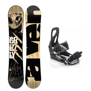 Raven Grizzly snowboard + vázání Raven S200 black - 168 cm + M/L (EU 40-47)