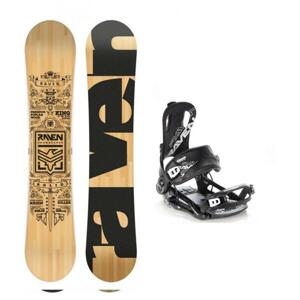 Raven Solid 2020 snowboard + vázání Raven Fastec FT 270 black  - 146 cm + XL (EU 45-47)