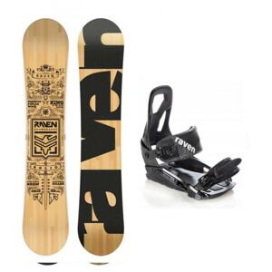 Raven Solid 2020 snowboard + vázání Raven S200 black  - 159 cm Wide + M/L (EU 40-47)