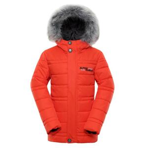 Alpine Pro ICYBO 3 oranžová dětská bunda zimní - 104-110