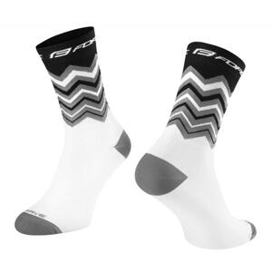 Force ponožky WAVE černobílé - L-XL/42-46
