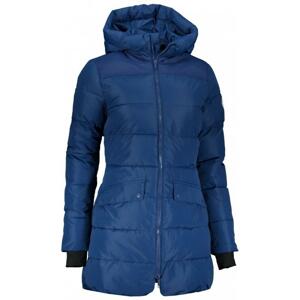 2117 BJÖRKAS - dámský zateplený kabát (Du Pont Sorona) - modrý + sleva 500,- na příslušenství - 38