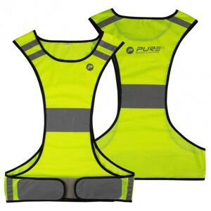 Pure2improve Reflexní vesta běh/cyklo P2I - neonová žlutá