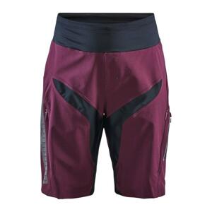 W CRAFT Hale XT Shorts fialová s černou - XS - černá