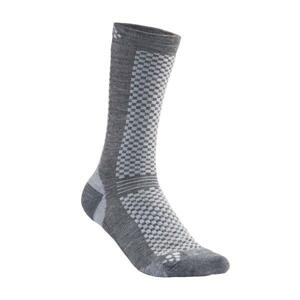 Craft Warm 2-pack 1905544 ponožky - 34-36 - šedá