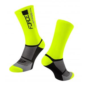 Force ponožky STAGE fluo-černé - L-XL/42-46
