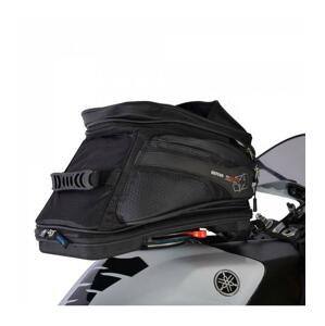 Oxford Tankbag na motocykl Q20R Adventure QR, (černý, s rychloupínacím systémem na víčka nádrže, objem 20 l)