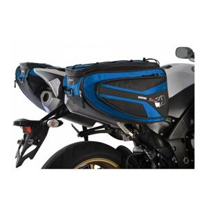 Oxford Boční brašny na motocykl P50R, - Anglie (černé/modré, objem 50 l, pár)