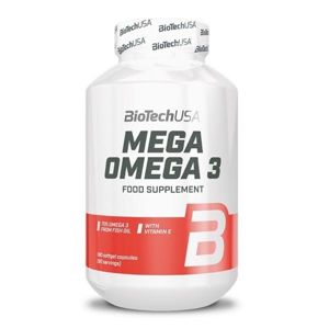BioTech Mega Omega 3 180 kapslí