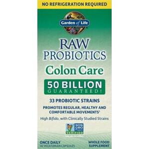 Garden of Life RAW Probiotika - péče o tlusté střevo 30 kapslí