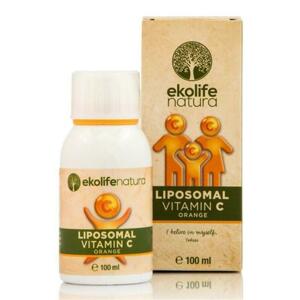 Ekolife Natura Liposomal Vitamin C 500 mg (Lipozomální vitamín C) 100 ml - pomeranč