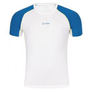 Kilpi BRICK-M bílé/modré pánské běžecké triko - 3XL