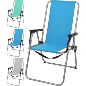 Redcliffs Skládací campingová židle UNICA 84x45x38 cm - Zelená