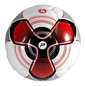 Pure2improve Fotbalový míč kopaná TPU - 4 - Červená