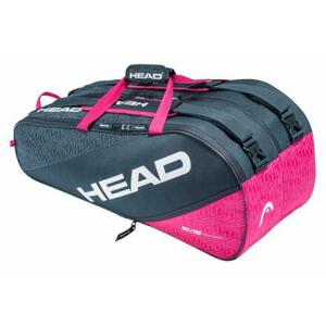 Head Elite 9R Supercombi 2020 taška na rakety antracitová-růžová