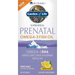 Garden of Life Minami Nutrition Omega-3 prenatální 60 kapslí - citron