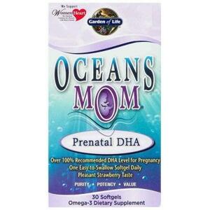 Garden of Life Oceans Prenatální DHA Omega-3 350 mg 30 kapslí - jahoda