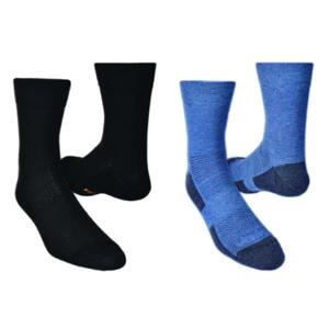 Vavrys LIGHT TREK CMX 2020 2-pack ponožky - 34-36 - černá+modrá