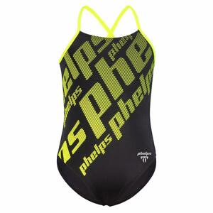 Michael Phelps Dívčí plavky ZOE žlutá/černá - 6 let (122 cm)