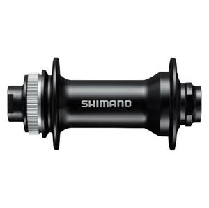 Shimano náboj disc HB-MT400 32děr Center Lock 15mm e-thru-axle 100mm přední černý v krabičce