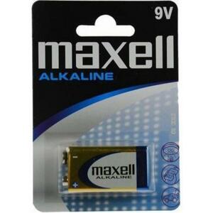 MAXELL 9V Alkaline, blister 1ks