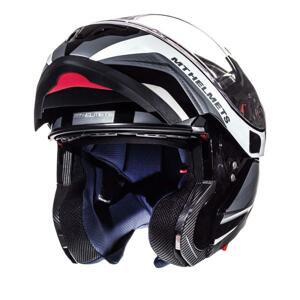 MT Helmets Atom Tarmac černá matná-bílá - XL - 60-61 cm