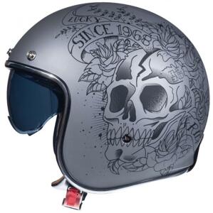MT Helmets LeMans 2 SV SKULL&ROSES - S - 55-56 cm