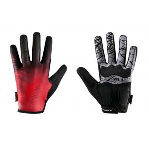 Force MTB CORE červené letní rukavice - XL
