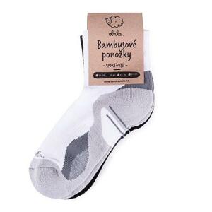 Vlnka Bambusové sportovní ponožky 2 páry - 47-50