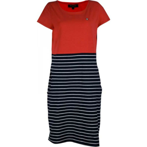 2117 MARINE - dámské šaty - Red - 38