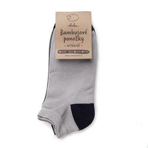Vlnka Bambusové ponožky kotníkové mix 2 páry - 39-42