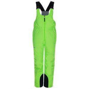 KILPI CHARLIE J dětské zimní lyžařské kalhoty zelená - 110