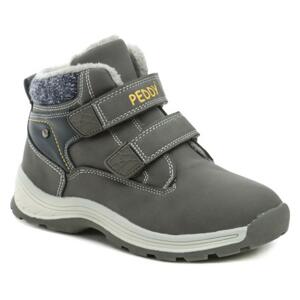 Peddy P3-536-32-13 šedé dětské zimní boty - EU 35