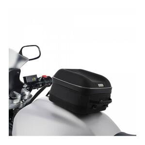 Oxford Tankbag na motocykl S-Series Q4s QR, (černý, s rychloupínacím systémem na víčka nádrže, objem 4 l)