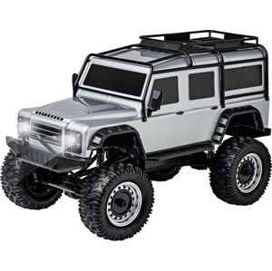 LAND ROVER DEFENDER Rock Crawler 4WD 1:8, stříbrná, 2,4 Ghz, LED + sleva 300,- na příslušenství